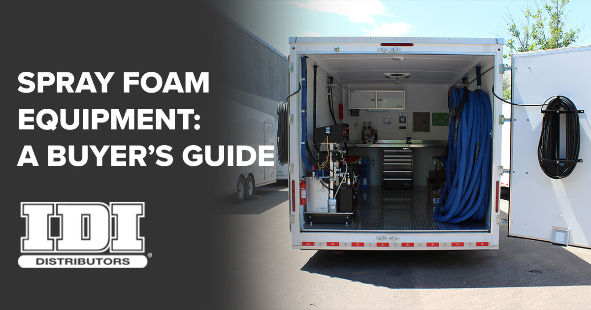 how to pick a spray foam equipment supplier