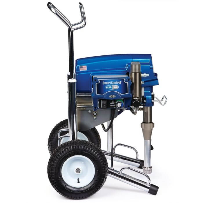 Standard side view of Graco Ultra Max II 795 electric airless sprayer from procontractor series