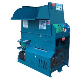 Krendl 2800-G insulation machine in blue from the front