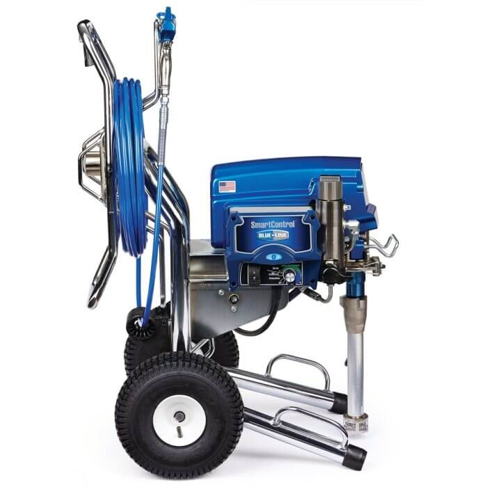 Side view of Graco Ultra Max II 795 electric airless sprayer