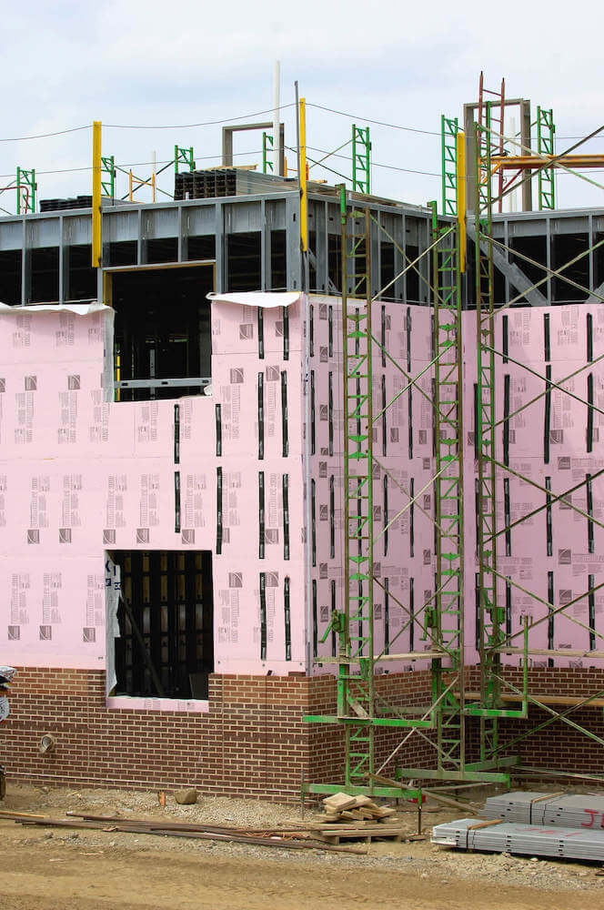 Example of a proper insulation installation