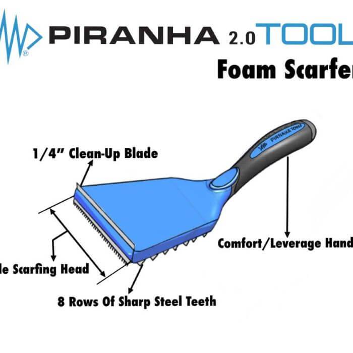 diagram of piranha foam scarfer