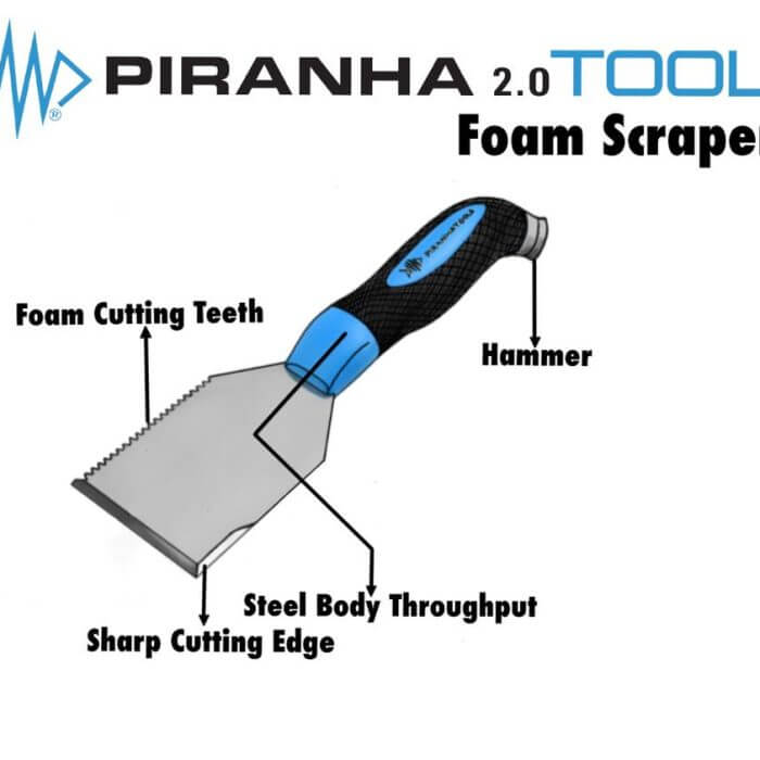 Foam scraper