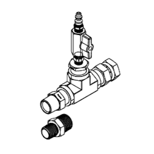 A diagram of a hose part.
