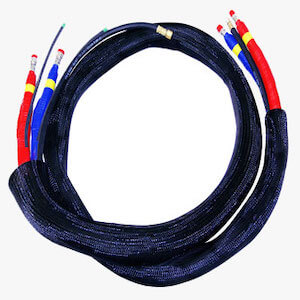PMC HP Whip Hose with protective coverings