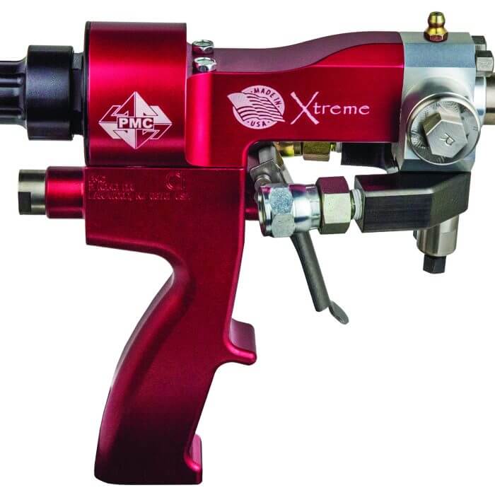side view of red PMC Xtreme Spray Gun