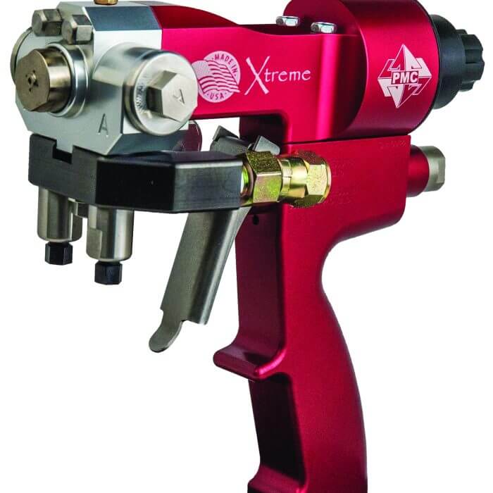 PMC Xtreme insulation foam spray gun close-up