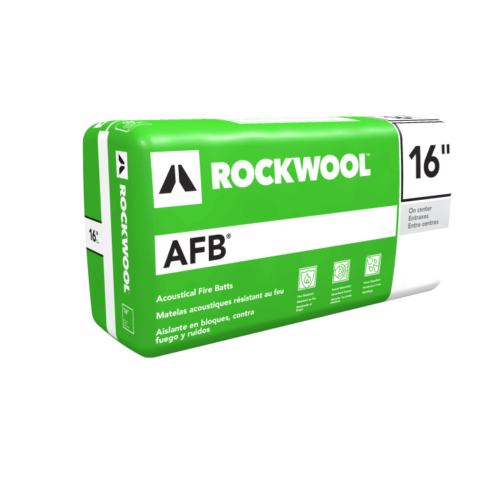 A package of Rockwool acoustical fire batts