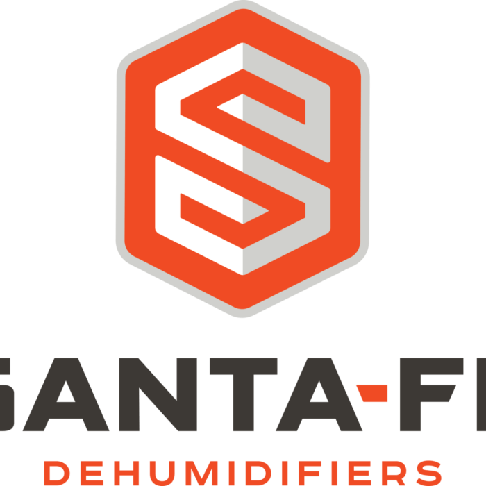 Three color Santa Fe Dehumidifiers logo