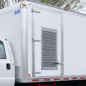 Example of commercial truck air louvres