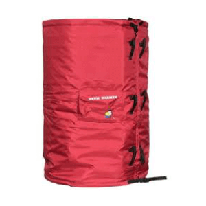 A red bundle with black clasps.