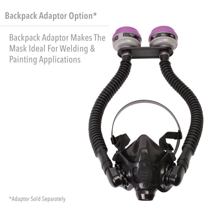 backpack adapter for mask