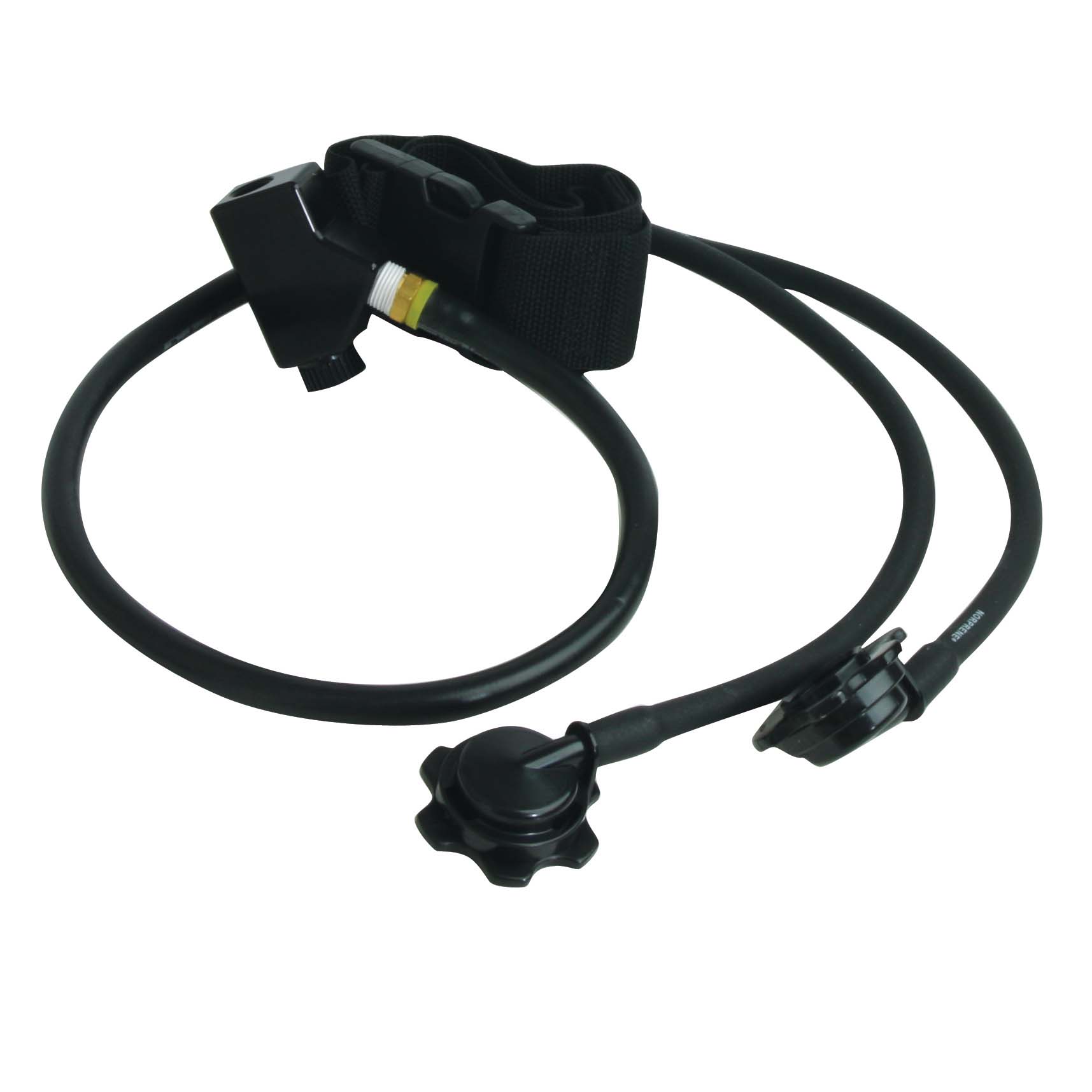 black y hose for honeywell supplied air facepiece