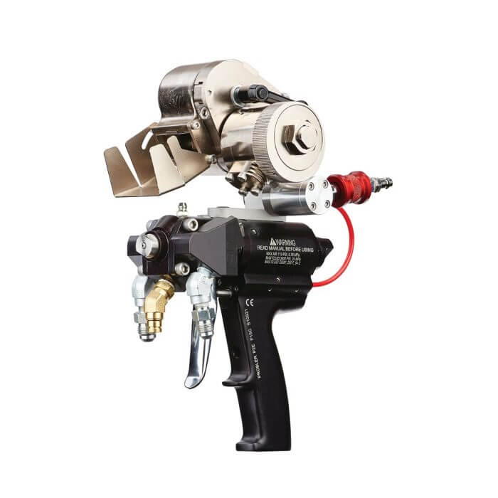 mechanical purge spray gun