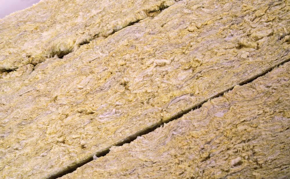 Close-up of yellow colored insulation