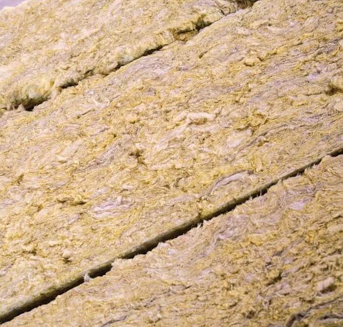 Close-up of yellow colored insulation