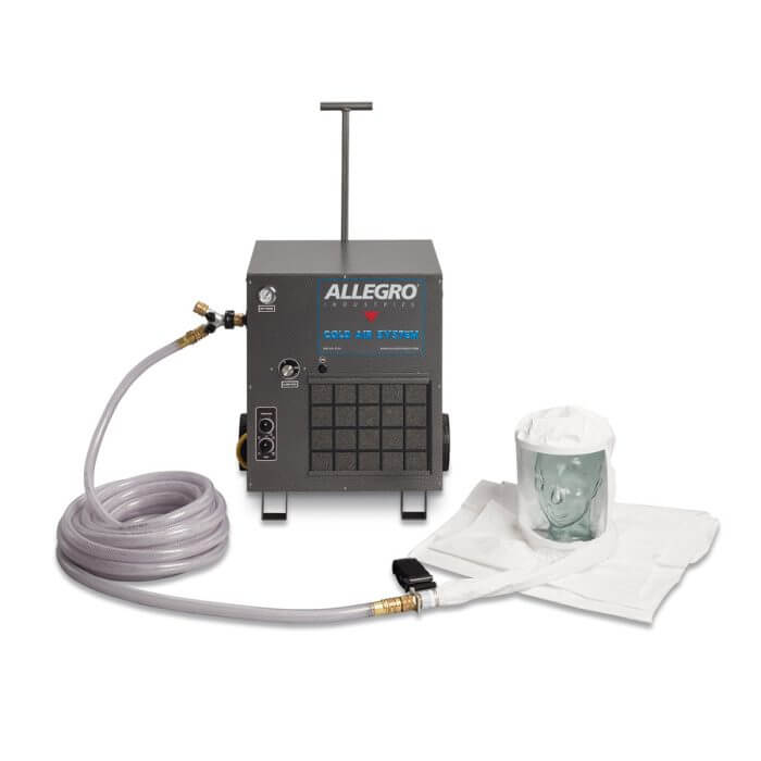 Allegro cold air system with hood respiration attachment