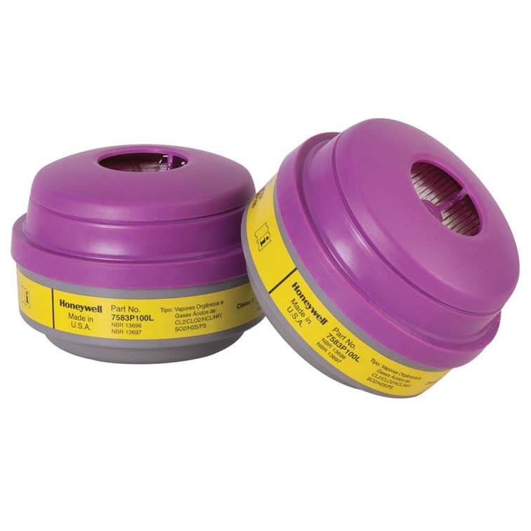 Two Honeywell 7583P100L Defender Multi-Purpose Cartridge