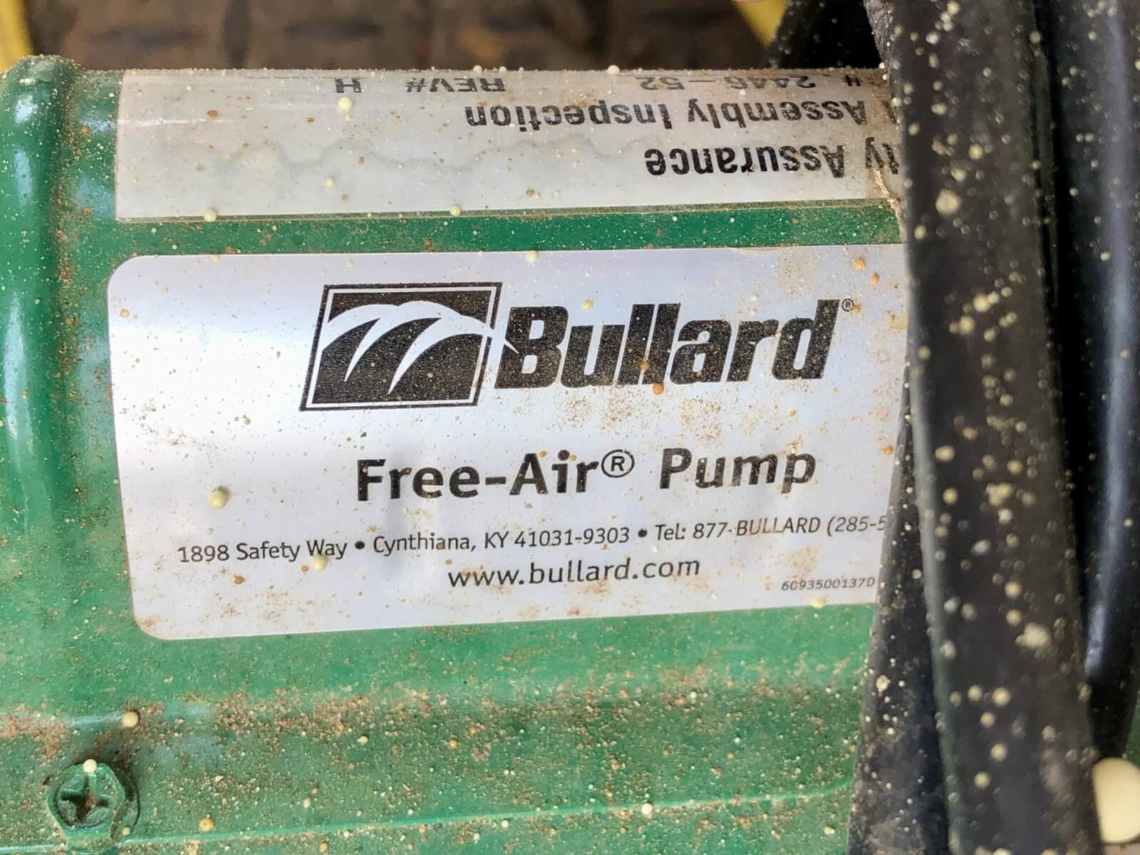 Used Bullard Free-Air Pump