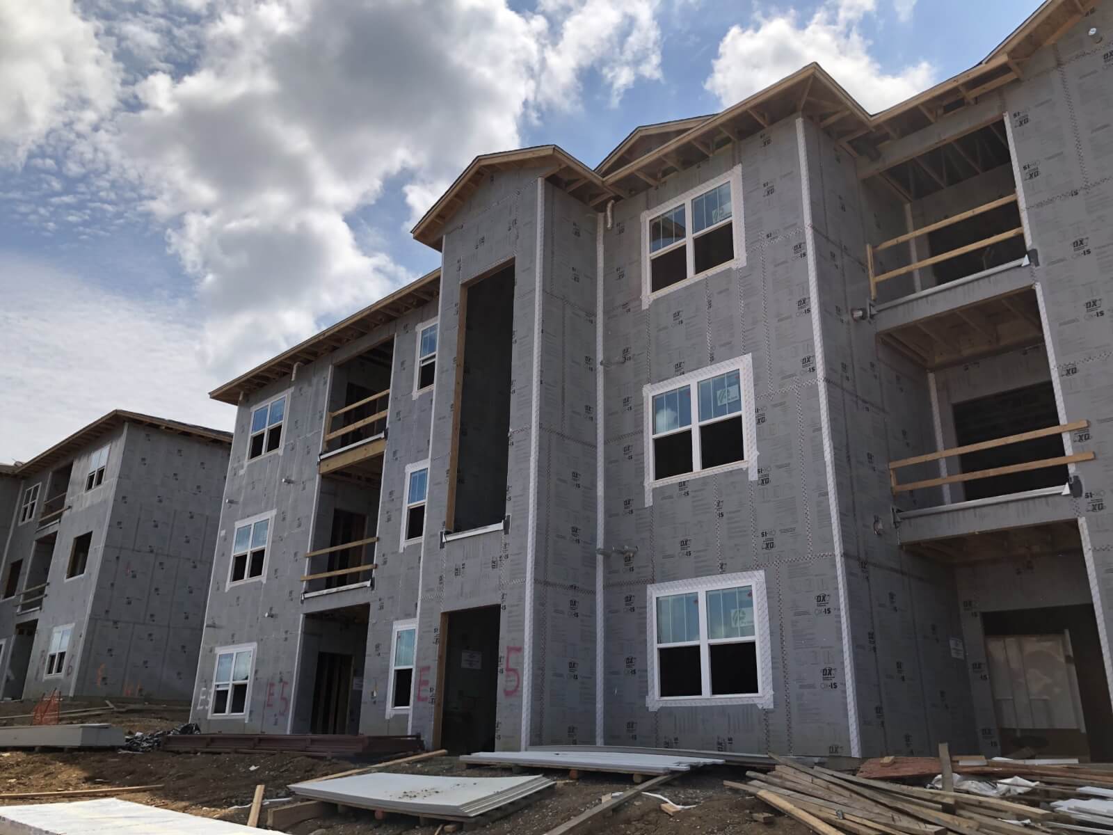 Foam Boarded Town Home