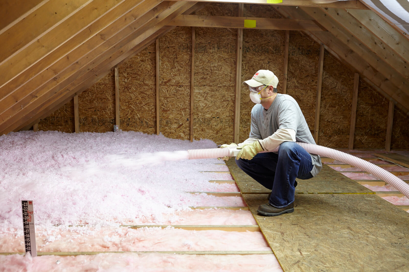 Atticat LooseFill Insulation Installation