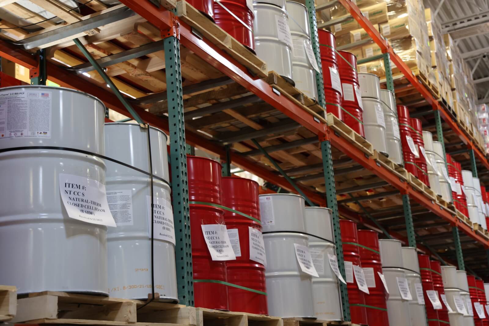 Spray Foam Barrels